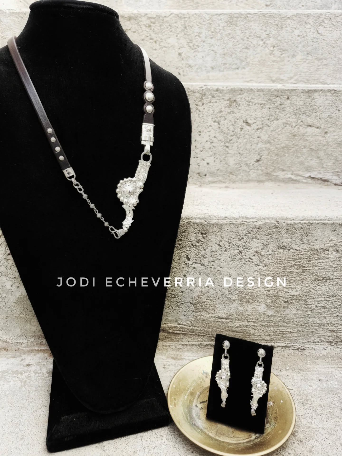 Pre-Order Bit Cheek Necklace and Earring Set