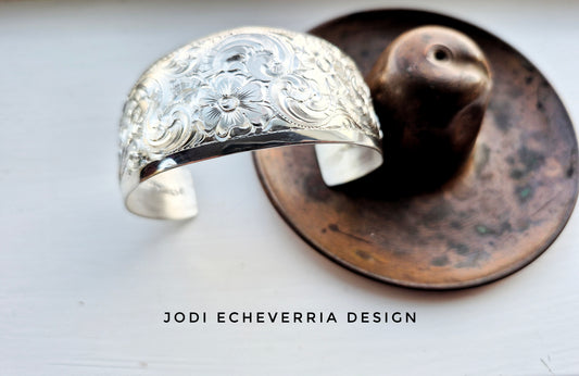 Western Engraved Cuff