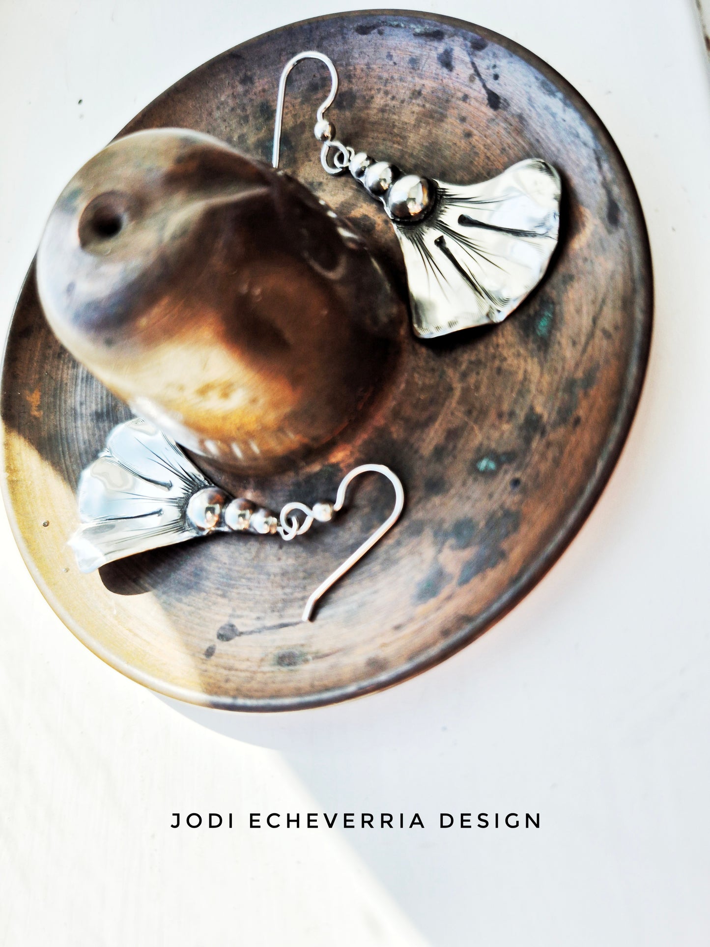 Dot Flower Earrings